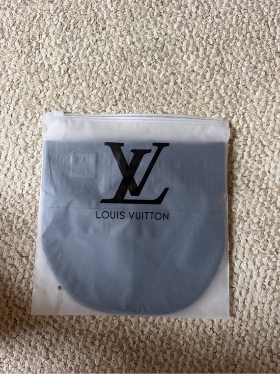 Louis Vuitton Accessories - Louis Vuitton Black and Gray Protective Dust Bag with LV Logo